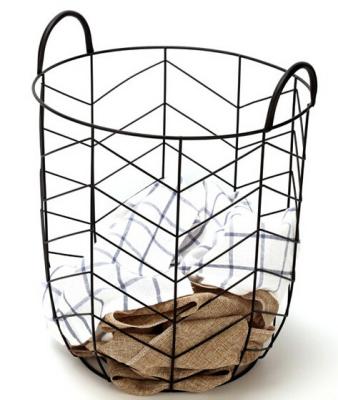 China Modern Other Furniture Metal Wire Laundry Basket Outdoor Backyard Furniture for sale