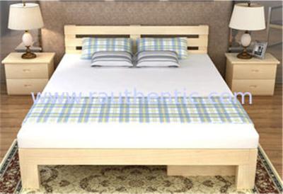 China Queen Size Solid Pine Wood Box Frame Bed , Solid Wood Storage Bed With Drawers‎ for sale