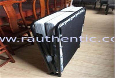 China Space - Saving Portable Folding Bed Fold Up Cot Bed With Mattress Metal / Fabric Structure for sale