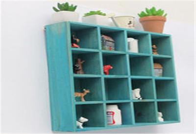 China Eco - Friendly Indoor Storage Cabinets Wall Hanging Cube Storage Shelf Units for sale