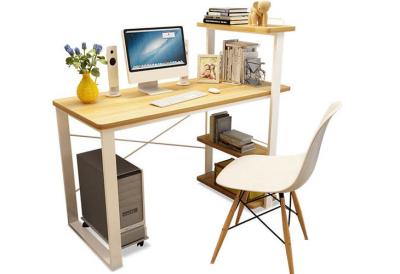 China Household Office Desktop Computer Desk Bookshelf  Table for sale