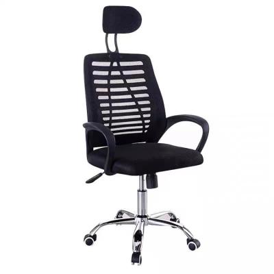 China Modern Wholesale Adjustable (Height) Back Office High Set Racing Swivel Chair With Stainless Steel Legs for sale