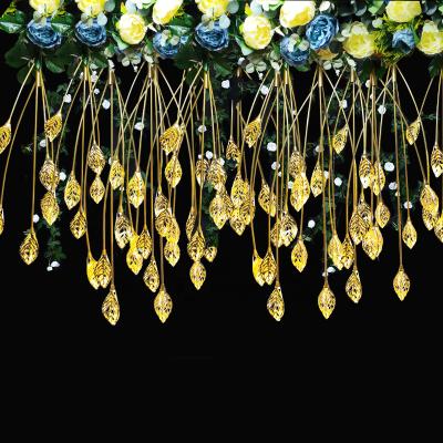 China Leaf type 2021 new leaf wedding light wedding decoration backdrop decoration lights for wedding for sale