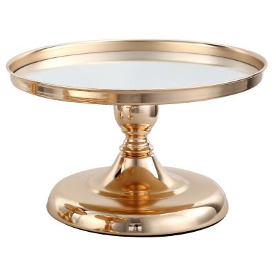 China European Hot Electroplating Metal Wedding Cake Stand Elegent Wedding Cake Stands for sale