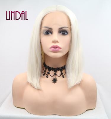 China Other LINDAL Lead Synthetic Wig Short White Hair 14