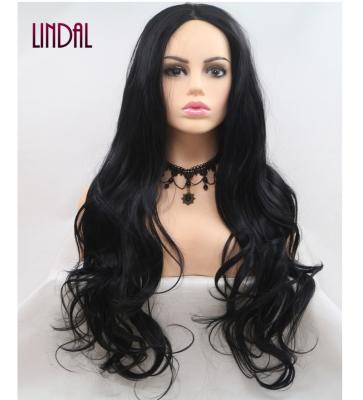 China Other LINDAL Synthetic Lace Front Wigs Synthetic Closure Wigs With Black Synthetic Tee Closure 1x4 Lace Wig for sale