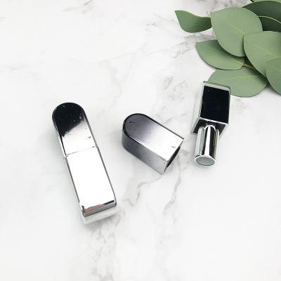 China New Item Black Lipstick Container Magnet Lipstick Container Luxury Metal Make Your Own Design Lipstick Tube Magnetic for sale