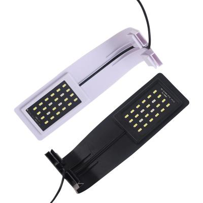 China Sustainable Full Spectrum Fish Tank Light Coral Aquatic Plants Led Aquarium Light RGB Customized 20cm To 50cm Tank Luminous WHITE for sale