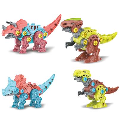 China ABS Global Hot Toy Handmade Educational Toys Early Childhood Learning Toys Dinosaur Diy for sale