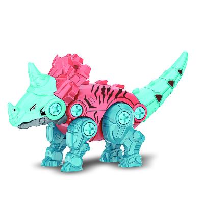 China ABS Kids Plastic DIY Take Apart Assemble Dinosaur DIY Dinosaur Toys Model for sale