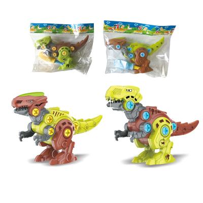 China ABS 2021 new diy toys disassemble dinosaur assembly kit model toy for kids for sale