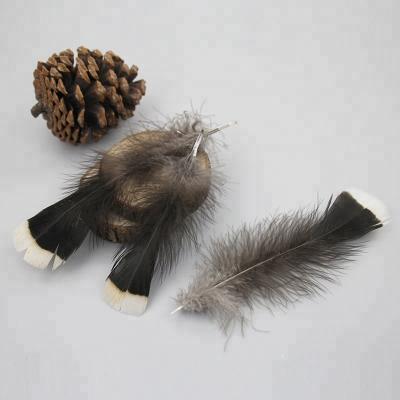 China Wholesale Best Selling 4.8-8 inch (12-20 cm) Chinese Top Manufacturer DIY Jewelry Feather Natural Turkey Tail Down Feathers For Decoration for sale