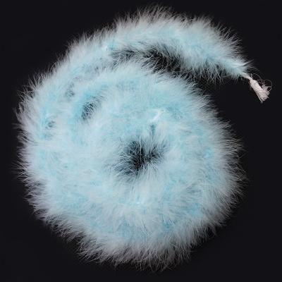 China Wholesale Multi-Colored Fluffy Turkey Garment Accessories and Trims 2M Boa Feather Contract for Decoration and Carnival Costumes for sale