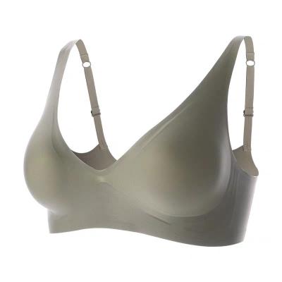 China Thin Band One Piece Bra No Trace Breathable And Comfortable V-adjustable Bra And No Trace Bra for sale