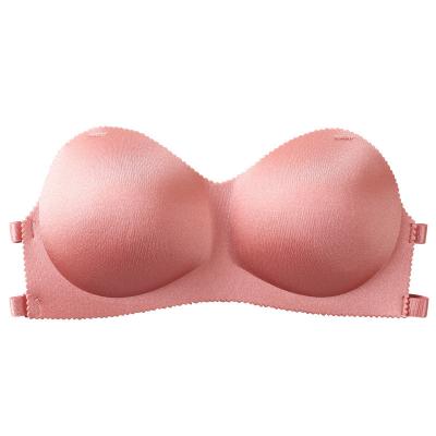 China Comfortable Pantyhose Bras Invisible Backless Clear Back Adjustable Straps Strapless Wireless One Piece Bra for sale