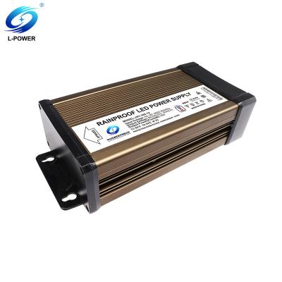 China Aluminum L-POWER Aluminum Housing IP65 25A 300W 12V Rain Proof LED Power Supply Driver for sale