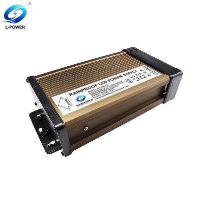 China Aluminum LED Driver Aluminum Housing 50A 600W 12V IP65 LED Rain Proof Switch Power Supply for sale