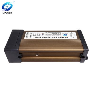 China Aluminum Factory Price LED Driver IP65 12.5A 12V 150W LED Rainproof Power Supply for sale