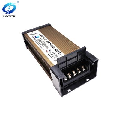 China Aluminum Hot Sale High Quality IP65 12.5A 150W Rainproof 12V LED Power Supply For Outdoor Advertising for sale