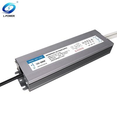 China Aluminium Hot on Sale Aluminium Shell 25A 12V IP67 Waterproof 300W Led Switching Power Supply for sale