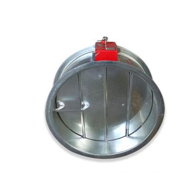 China Modern Supply Galvanized Steel Round Shape Round Fire Regulator Manufacturers Stainless Steel Air Fire Regulator for sale