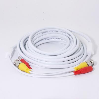 China CCTV Camera Surveillance System 2-in-1 Video Power Cable , rg59 BNC Extension CCTV Cables For Video Security Systems for sale