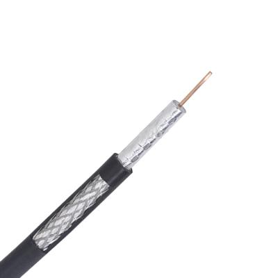 China Conductor PVC PE jacket rg59 rg11 rg58 rg6 bare copper coaxial cable for CCTV CATV communication RG59 for sale