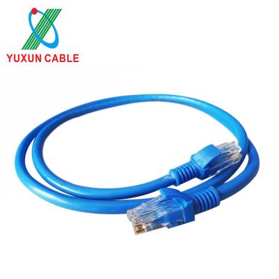 China Data Transmission 1M 2M 3M 5M 10m UTP FTP Lan Network Cable AMP Cat5 Cat5e Cat6 Cable Patch Cord for sale