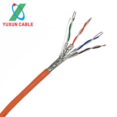 China YUXUN 4 Data Transmission Pairs SFTP Lan Cable Ethernet Cable Cat 7 Cat7a Network Cable for sale