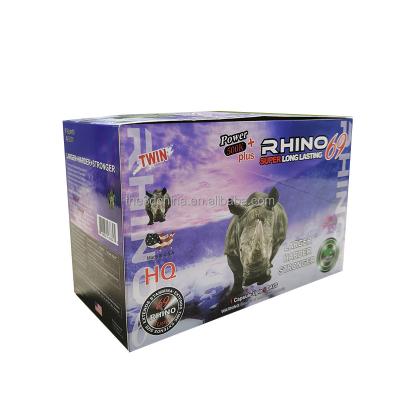 China Recyclable Wholesale Rhino 69 Paper Box Pills Packaging Packaging for sale