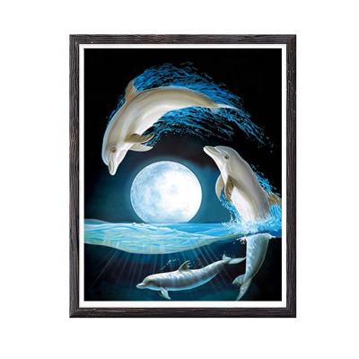 China Dolphin Europe Free Sample Lenticular Printing 3D Image for sale