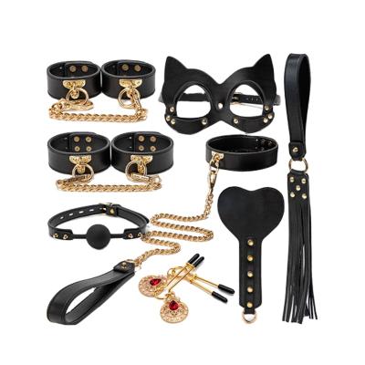 China 8 kits/set Showme High Quality Adult Bondage Toys Bondage Toy Sets Push In Binding Suit for sale