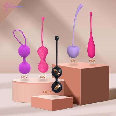 China Perfect Size Showme Silicone Vaginal Exerciser Kegel Balls Smart Silicone Vaginal Exerciser Balls For Women for sale