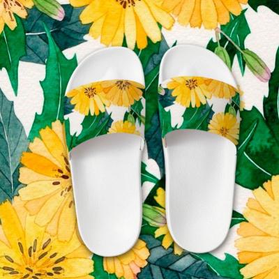 China CUSHIONING cheap women outfit unisex slipper sandal custom EVA slide print logo printing custom logo slide for sale