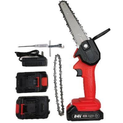 China 4 Inch Anti-skid Portable Household Pruning Electric Chainsaw Mini Lithium Battery Cordless Chain Saw for Branch Cutting for sale