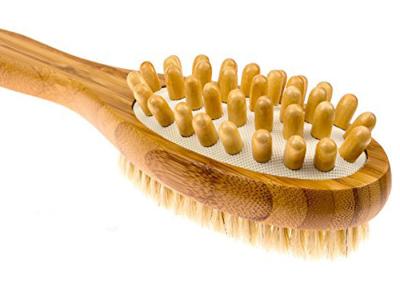 China Bath Blossom Long Handled Bath Brush For Exfoliating Skin , Eco Freindly for sale