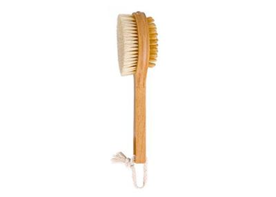 China Shower Natural Bristle Dry Body Brush Reducing Cellulite Toxin For Detox for sale