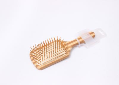 China 100% Healthy Hair Bamboo Brush , Wooden Paddle Hair Brush Eco Friendly for sale