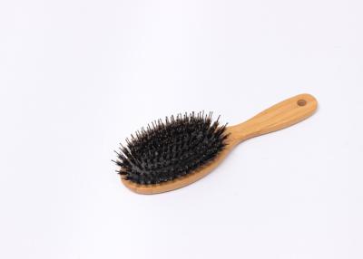 China Beauty SPA Bamboo Hair Brush Unisex For Long Artificial Hair , Logo Customized for sale