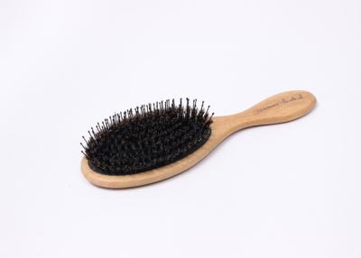 China Escova de cabelo natural profissional da cerda, escova de cabelo lisa amigável de Eco à venda