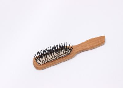 China Professional Healthy Hair Eco Friendly Bamboo Brush Hot Stamping Logo for sale