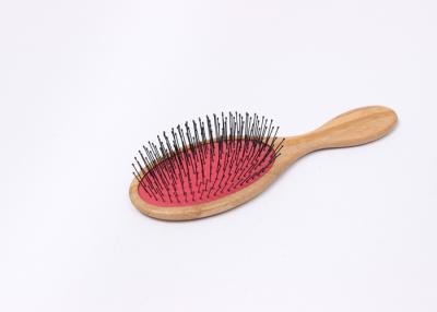 China Escova de cabelo de bambu da massagem de Detangling unisex para cabelo encaracolado/reto à venda