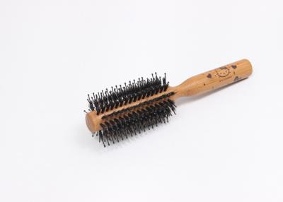 China Unisex Bamboo Bristle Hair Brush / Anti Static Massage Hair Brush for sale