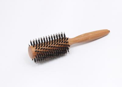 China Handcraft Healthy Hair Eco Friendly Bamboo Brush Hot Stamping Logo for sale