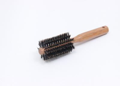 China Black Bamboo Bristle Hair Brush Durable For Hair Volume And Shine for sale