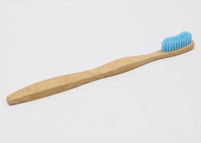 China 100% Biodegradable Bamboo Toothbrush Soft Medium Bristle , 19.0cm Size for sale