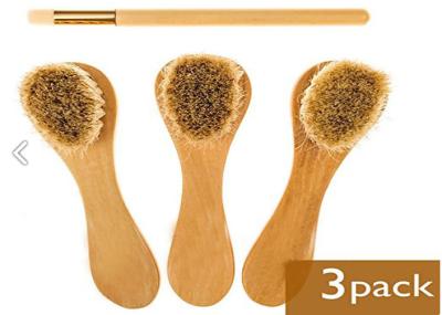 China Home / Travel Face Wash Scrub Brush , Cosmetic Makeup Brushes For Facial Exfoliation for sale