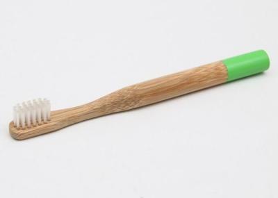 China Biodegradable Kids Bamboo Toothbrush For Hotel / Travel , Logo Silk Screen Printing for sale