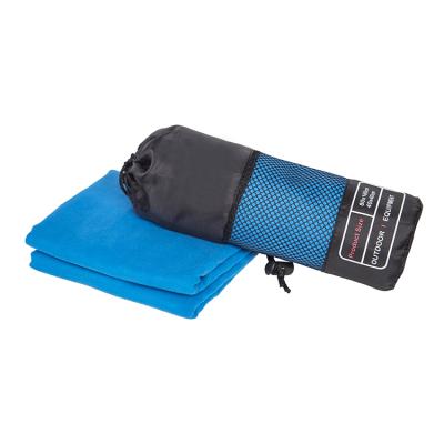 China Hitravel Microfiber Compressed Towel With Pocket Gym Towel Zipper Pocket Fitness Towel Microfiber for sale