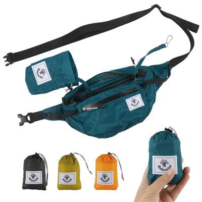 China Water Proof Outdoor Folding Waterproof Sports Waist Bag With Small Pocket for sale